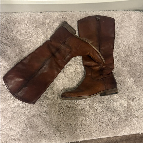 Frye Shoes - Brown  frye Leather Riding Boots Vintage